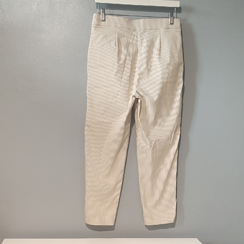 Counterparts Women's Cream with White Pin Striped Pants - Picture 13 of 17